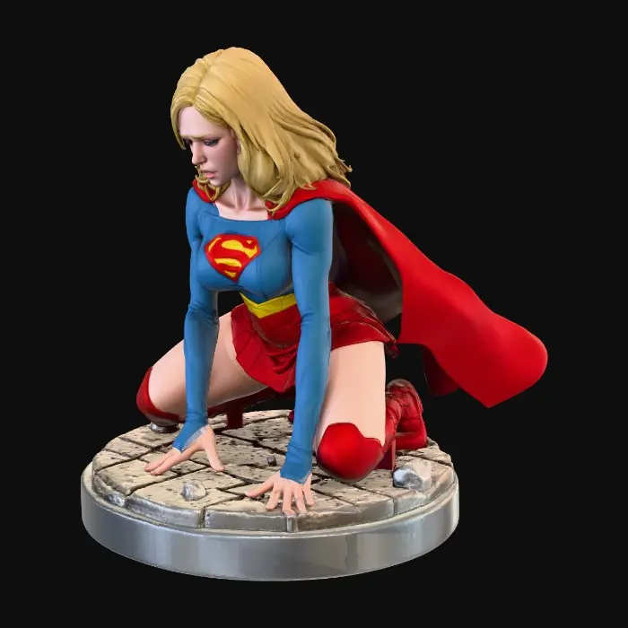 3D model for Supergirl Fallen