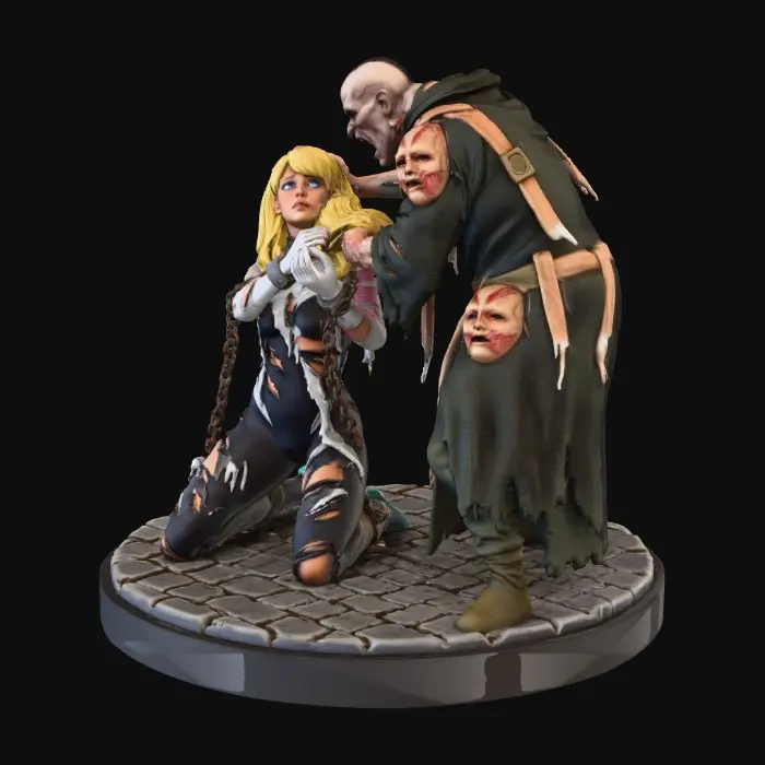 3D model for Ghost Spider and the Skin Saints