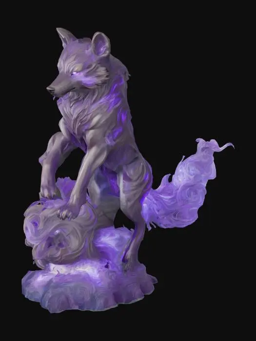 3D model for Mystic Wolf Glow