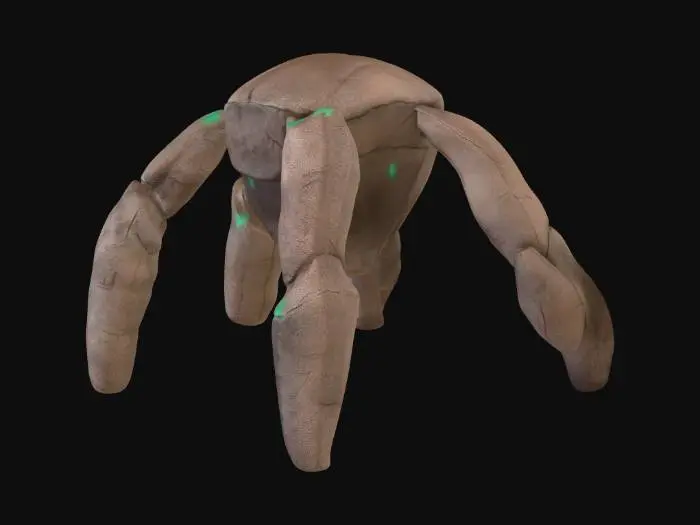 3D model for Emerald Dot Spider