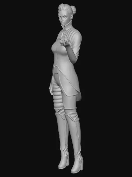 3D model for Female Human Scientist