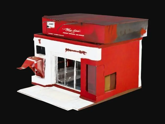 3D model for Bank Kiosk