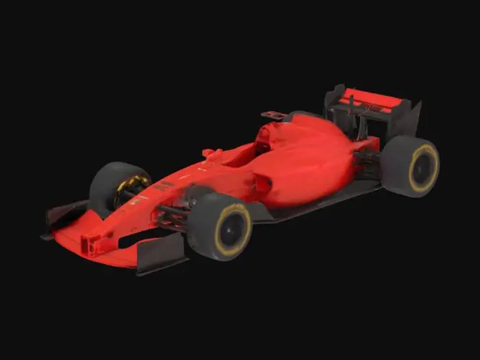 3D model for An F1 car