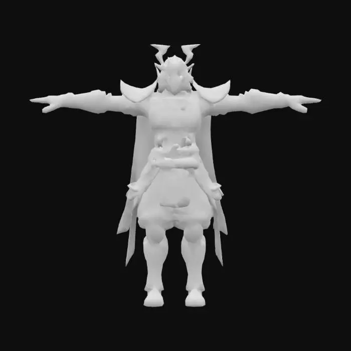 3D model for #hard surface# Cyber Samurai Power Armor, feudal-Japan inspired plating, cherry-blossom etched pauldrons, retractable energy katana, neon-red visor, T-pose, Warframe-style sleek angles, matte black titanium alloy, hydraulic izaakim leg springs, photorealism