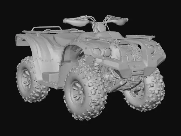3D model for Camouflage ATV