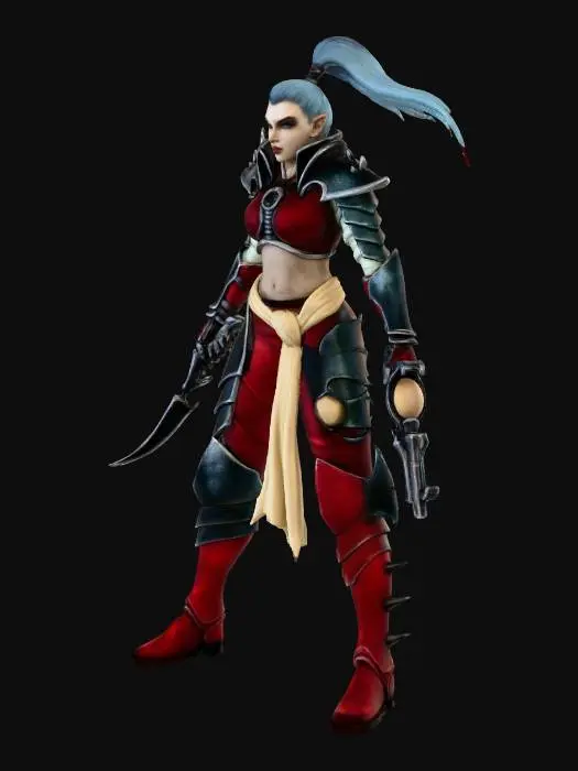 3D model for Warrior Aegis