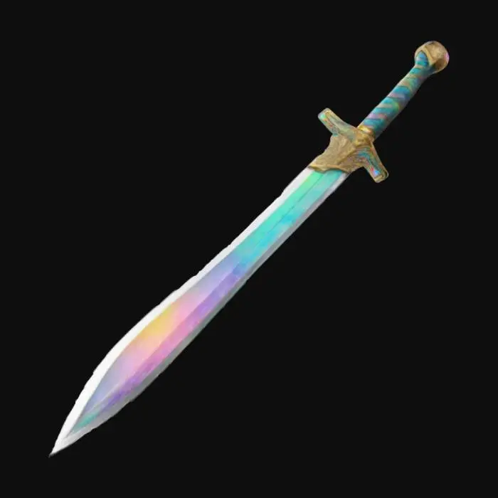 3D model for Prompt
The Khopesh is an iconic Egyptian sickle-shaped sword, forged with a curved blade designed for both cutting and hooking maneuvers. made form chrono colored material texture , #ChronoForgeWeapon#