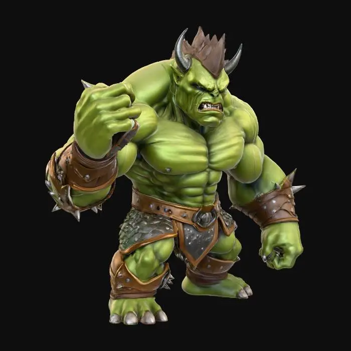 3D model for Titan's Fury in playdoh material