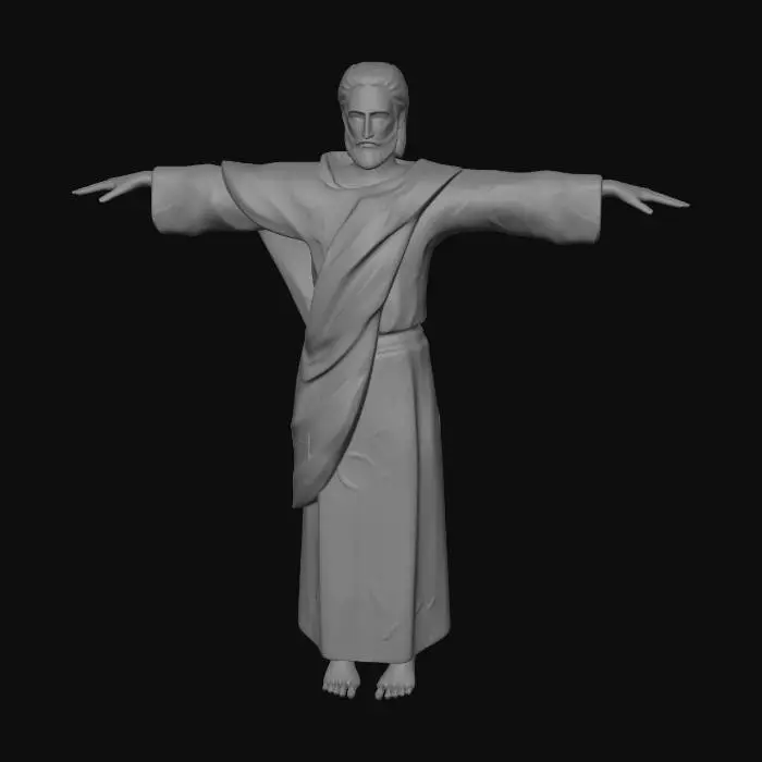 3D model for Cruciform Pose