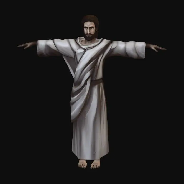 3D model for Cruciform Pose