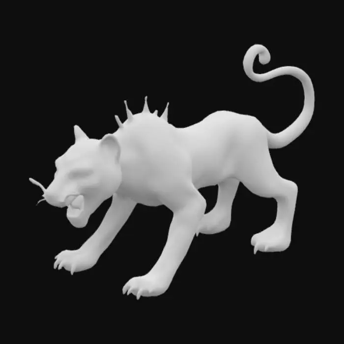 3D model for DALÍ TIGER