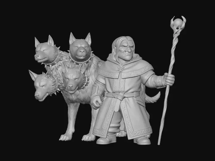 3D model for Wolfbound Archmage