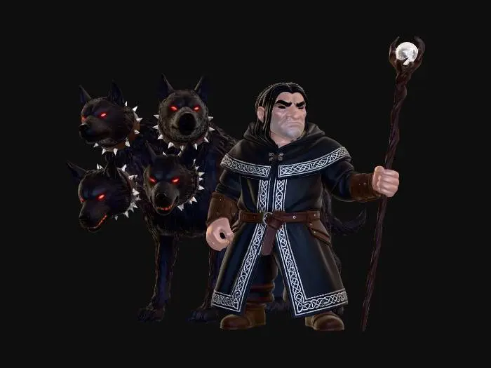 3D model for Wolfbound Archmage
