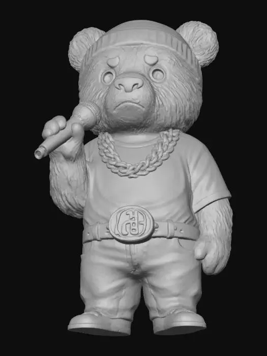 3D model for Rap Bear Style