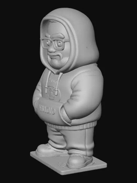 3D model for Naruto Hoodie Fan 2