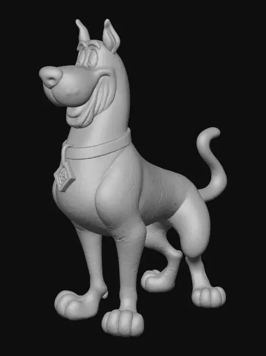3D model for Scooby Sculpture