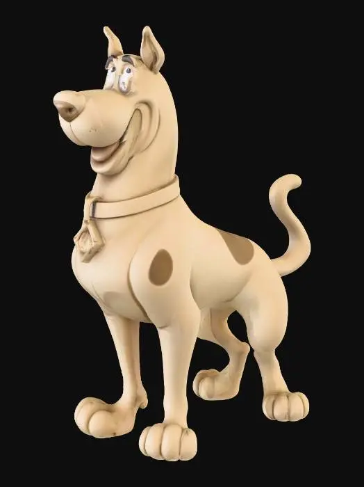 3D model for Scooby Sculpture