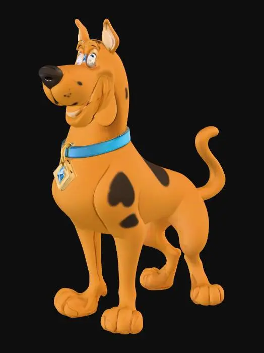 3D model for Scooby Sculpture