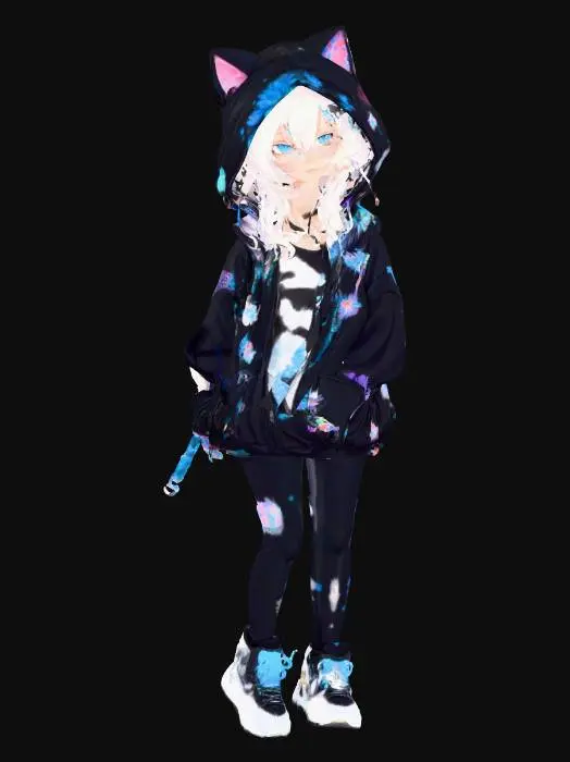 3D model for Cyber Kitty Vibes