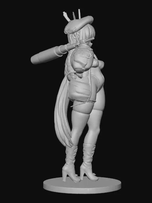 3D model for Anime Figure Display