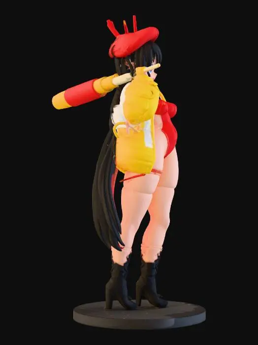 3D model for Anime Figure Display