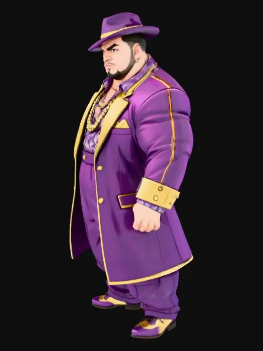 3D model for The Purple Gentleman