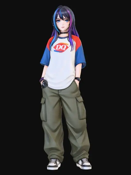 3D model for Fashionable Rebel