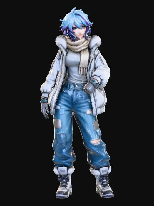 3D model for Winter Chic