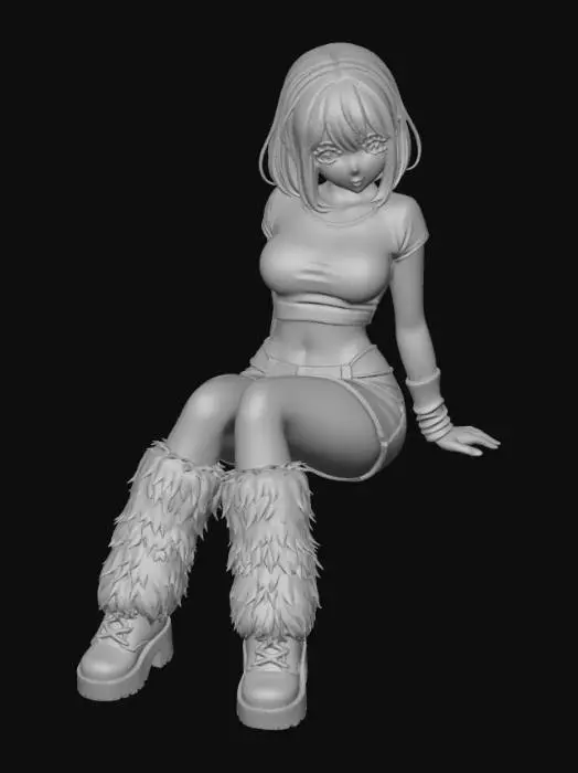 3D model for Neon Vibes in Cyber Chic