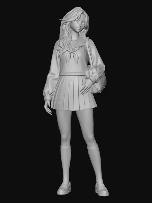 3D model for miku
