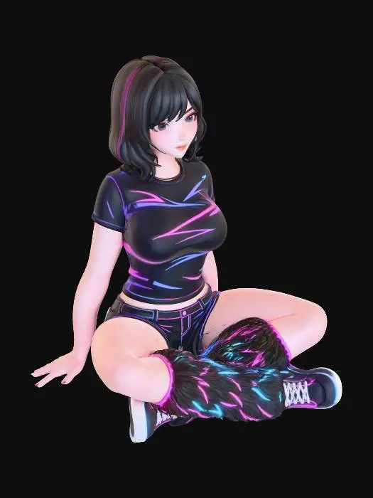 3D model for Neon Aura