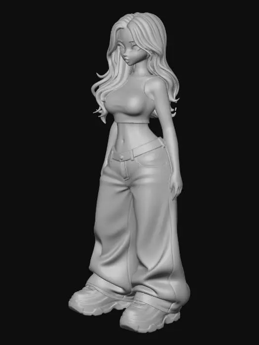 3D model for Stylish Confident Stance