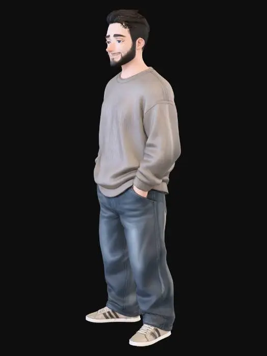 3D model for Casual Stroll