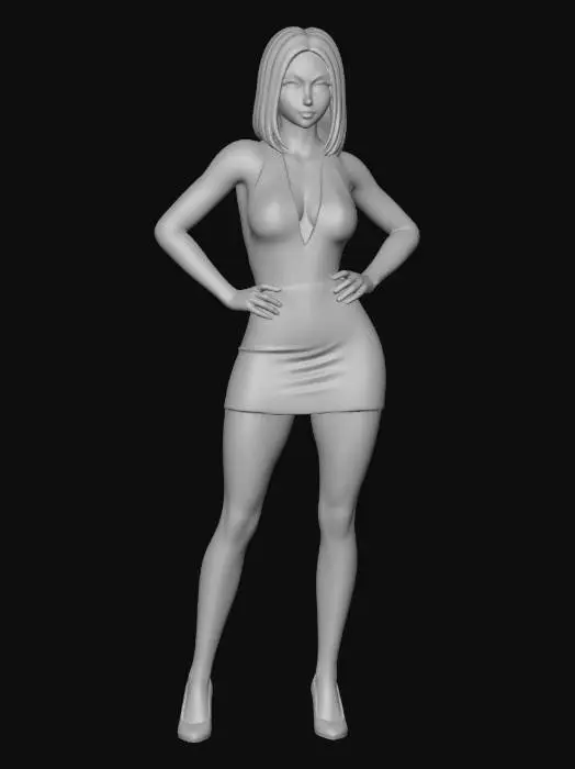 3D model for Elegant Attire