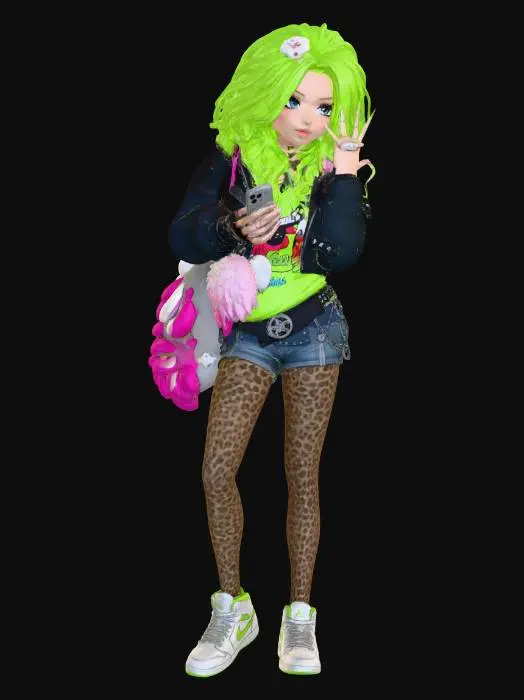 3D model for Neon Punk Vibe