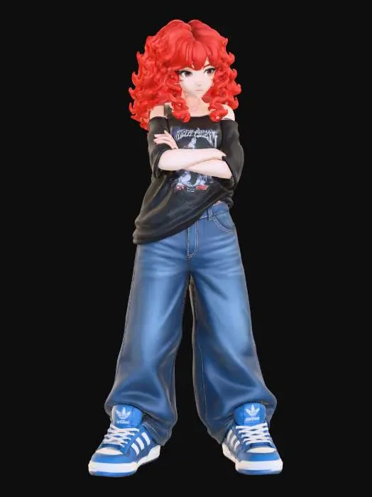 3D model for Crimson Confidence