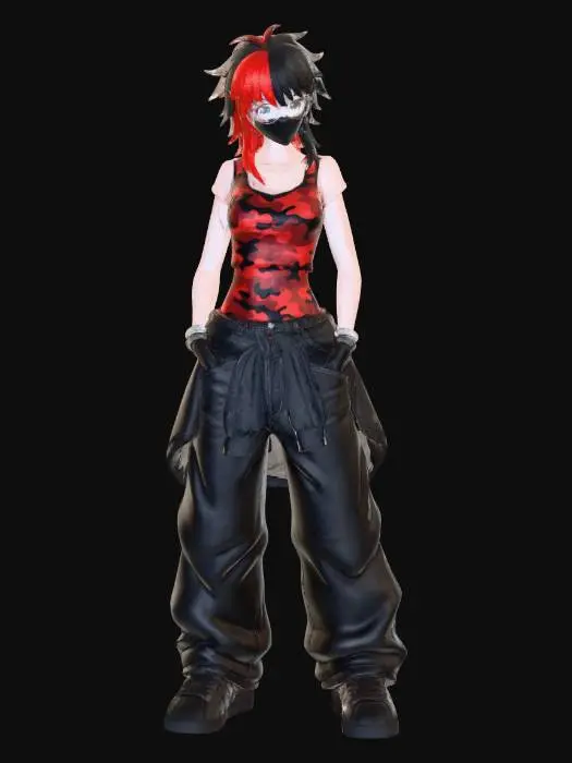 3D model for Crimson Street Rebel