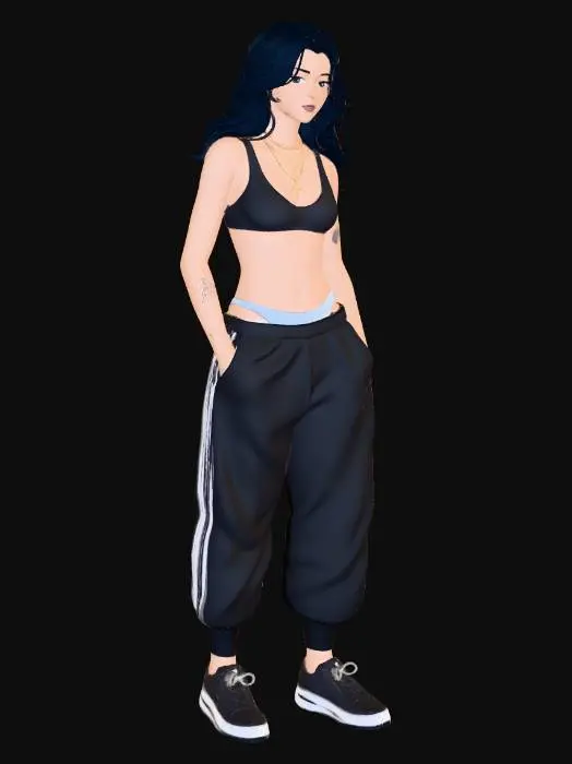 3D model for Midnight Chic