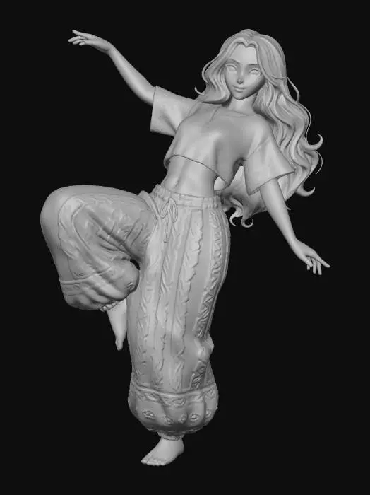 3D model for Bohemian Dancer