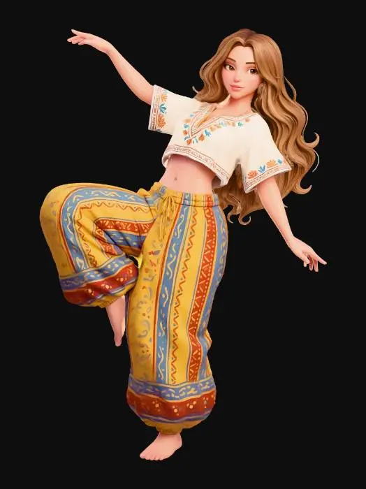 3D model for Bohemian Dancer