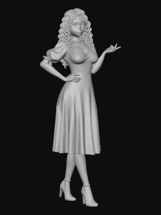 3D model for Crimson Elegance