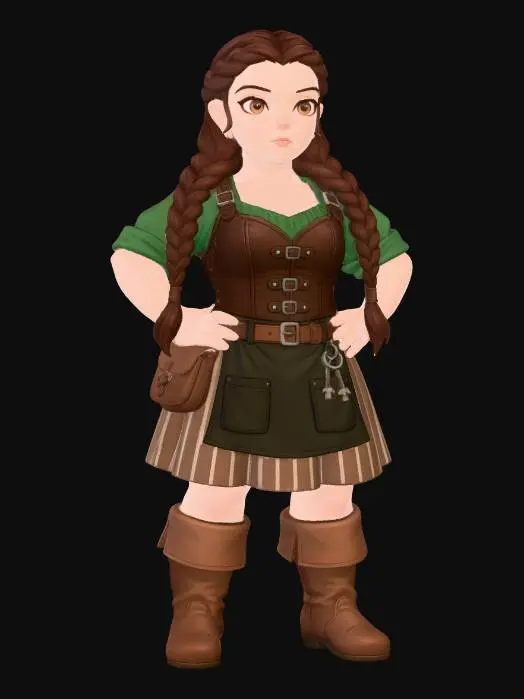 3D model for Braided Adventurer