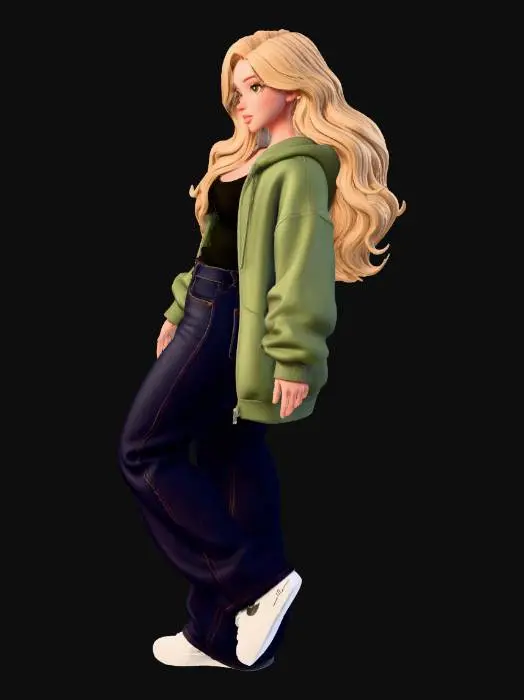 3D model for Casual Street Style Avatar