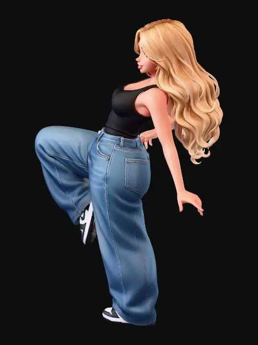 3D model for Denim Diva