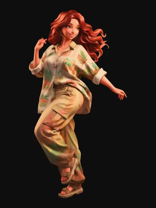 3D model for Tropical Dancer