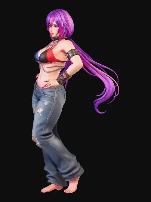 3D model for Violet Rebel