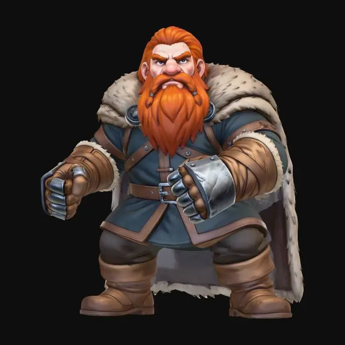 3D model for Gromli Ironfist