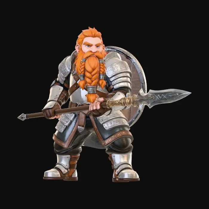 3D model for Emberbeard the Spear-Warden