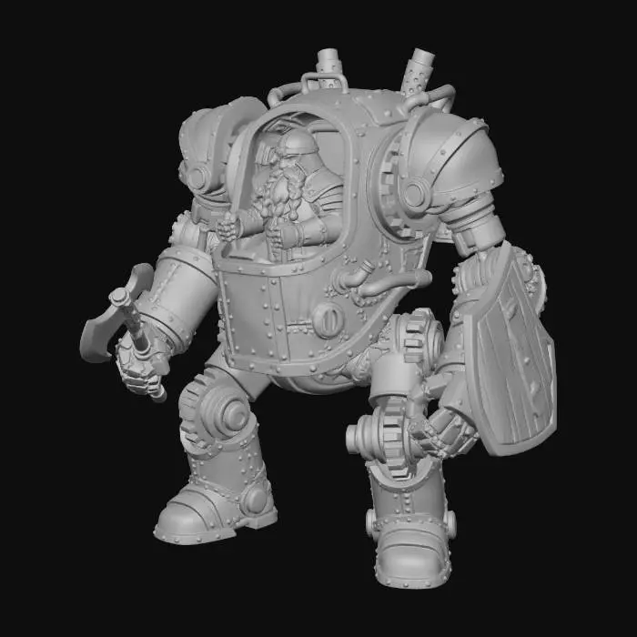3D model for Ironbound Dwarf