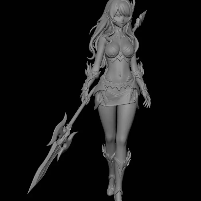 3D model for Emberflame Warrior